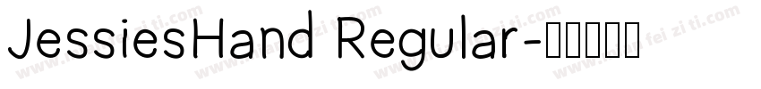 JessiesHand Regular字体转换